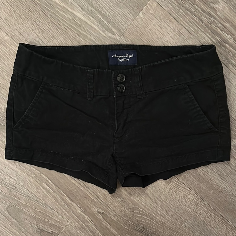 American Eagle Outfitters Black High Waist Shorts